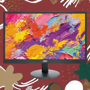 AOC E970SWN 18.5″ 720p Monitor Front Side View