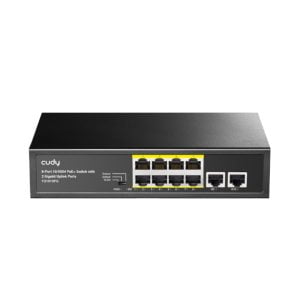 Cudy 10-Port Unmanaged PoE+ Switch Front View