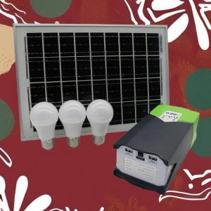 GIZZU 10W Solar Panel Lighting Kit