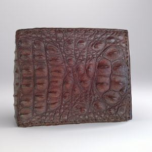 Handmade genuine Crocodile leather gents wallet.