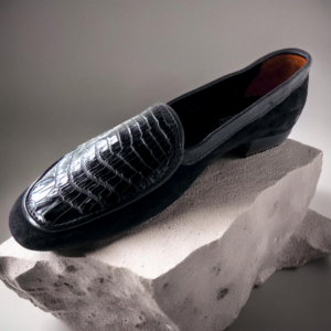 Luxury Crocodile and Suede Slip-Ons - Go Mall South Africa