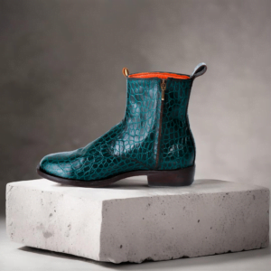 Unisex Luxury Crocodile 3/4 Boots (Handcrafted)