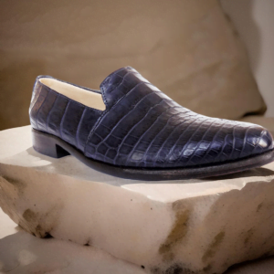 Luxury Handcrafted Crocodile Slip-On Shoes Luxury Handcrafted Crocodile Slip-On Shoes