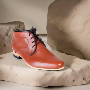 Handmade Calf Leather Ankle Boots