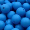 Sky 9mm Round Silicon Beads in Sky