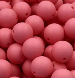 Watermelon 9mm Round Silicon Beads in Watermelon